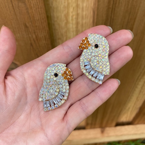 💕Lovebird💕 Rhinestone Earrings from BaubleBar - Picture 3 of 4